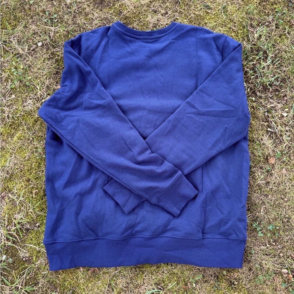The North Face Men's Navy Blue Crewneck Sweater Size Large Long Sleeve - Picture 3 of 6